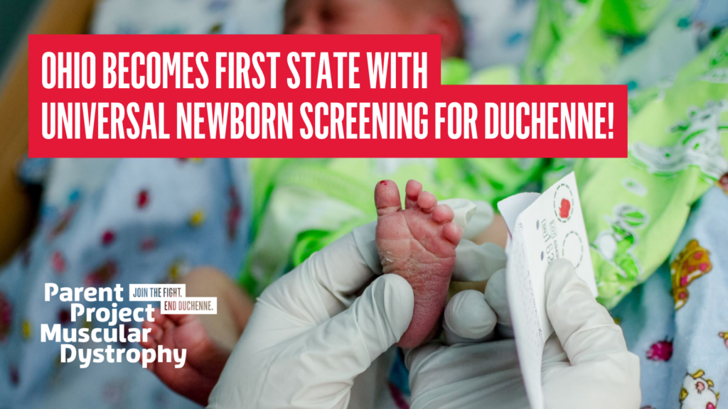 Duchenne Newborn Screening milestone—first state with universal newborn