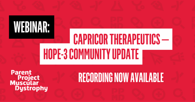 Parent Project Muscular Dystrophy (PPMD) | Fighting to End Duchenne