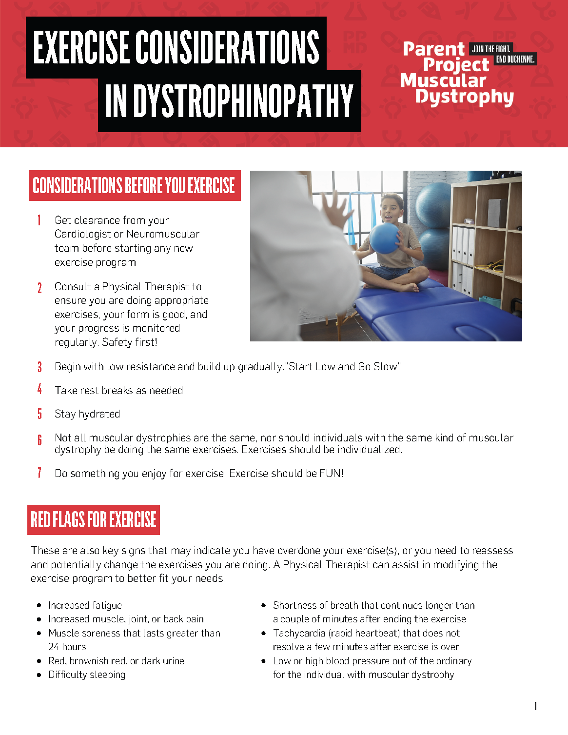 Exercise Considerations In Dystrophinopathy 5 Page 1